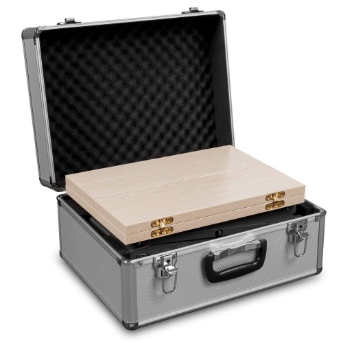 Waliza transportowa ze złożonym stojakiem