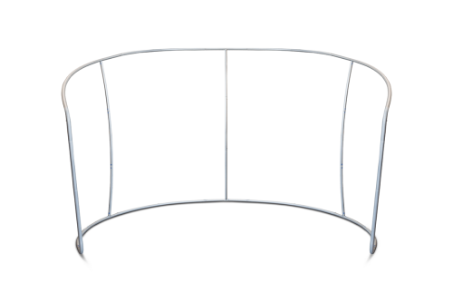 Konstrukcja ścianki typu C - widok od frontu