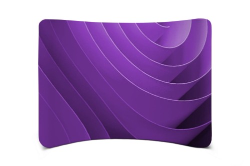 Ścianka tkaninowa łukowa